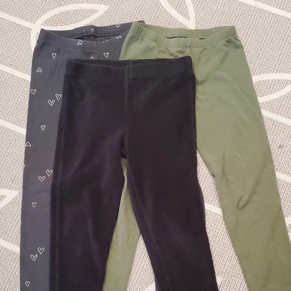 GAP Girls Assorted Color Leggings - Pink, Teal, Gray, Olive, Navy - Picture 3 of 4
